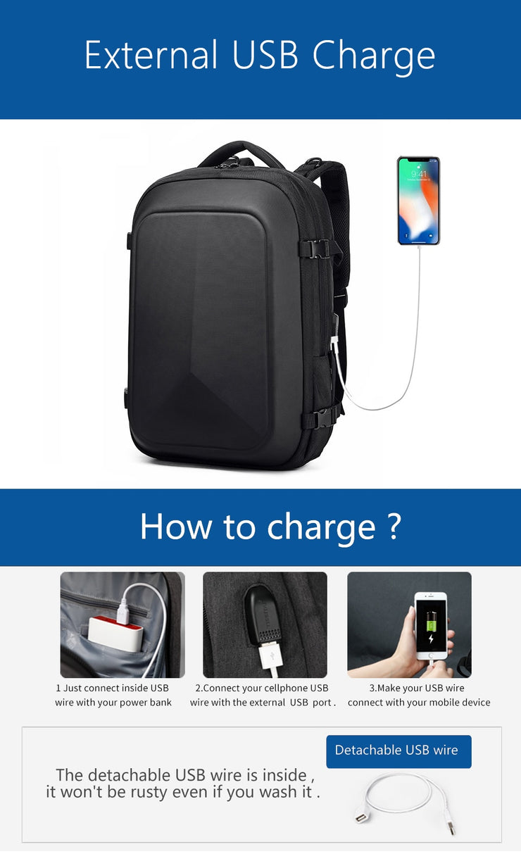 Multi-function Waterproof 15.6 inch Laptop Backpacks
