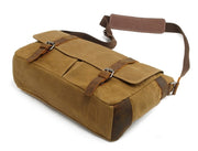 Men's Messenger Bags 14 inch Laptop Briefcase Bag Vintage Waterproof