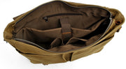 Men's Messenger Bags 14 inch Laptop Briefcase Bag Vintage Waterproof