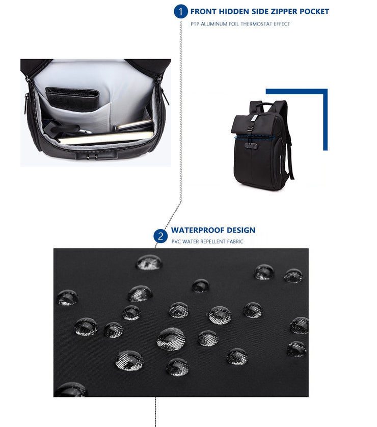 Backpack 15.6" Laptop Backpacks Casual Waterproof Backpack