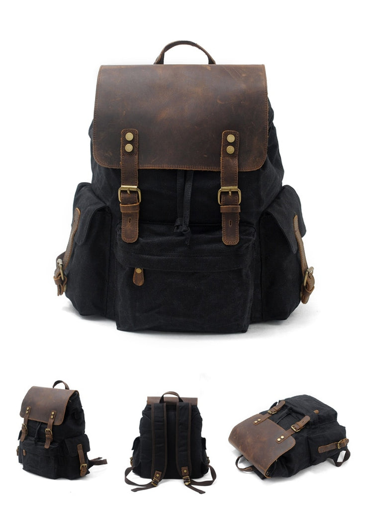 Backpacks Large Capacity Waterproof Vintage Daypacks