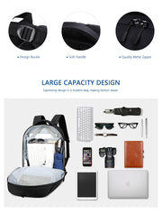 Backpack Waterproof Oxford Men Backpacks USB