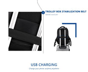 Backpack Waterproof Oxford Men Backpacks USB