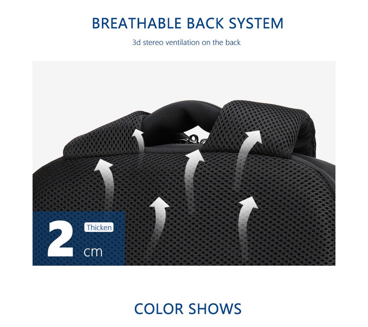 Backpack Waterproof Oxford Men Backpacks USB