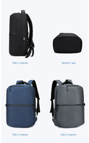 Backpack Waterproof Oxford Men Backpacks USB