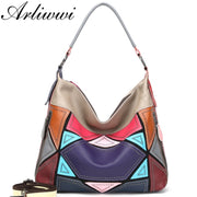 Genuine First Layer of Cow Leather Shoulder Bags