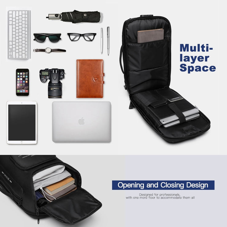Backpack Fashion USB 15.6 Inch Laptop Backpacks Travel