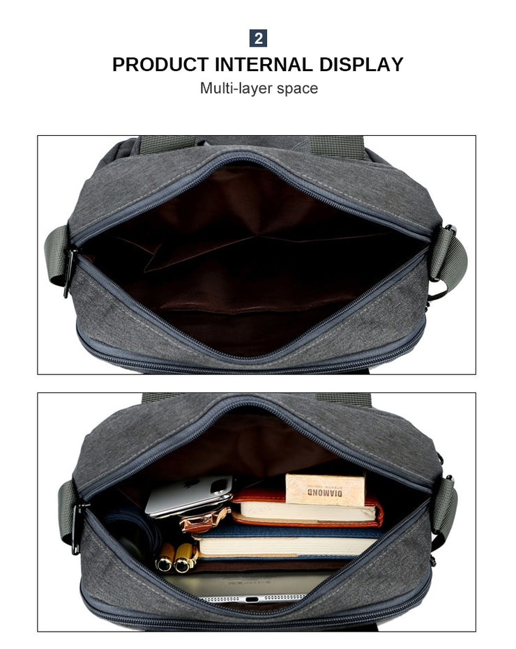 Waterproof Shoulder Bags Large Capacity Business Casual