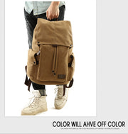Backpack leisure shoulder travel Retro canvas backpacks