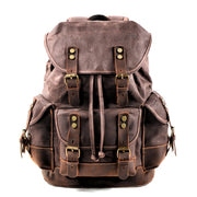 Cotton Oil Wax Canvas Backpack