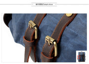 Canvas bag leisure backpack