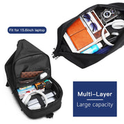 Multi-function USB Charging Backpack Large Capacity Waterproof Travel Bag
