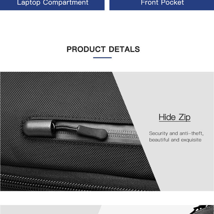 Multi-function USB Charging Backpack Large Capacity Waterproof Travel Bag