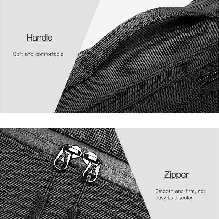 Multi-function USB Charging Backpack Large Capacity Waterproof Travel Bag
