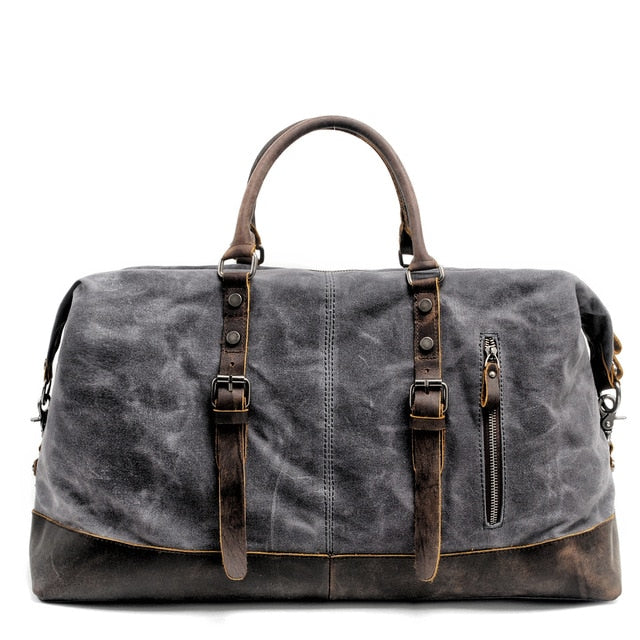 Canvas Leather Travel Duffel Bags