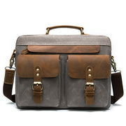 Men Briefcases Bag Genuine Leather