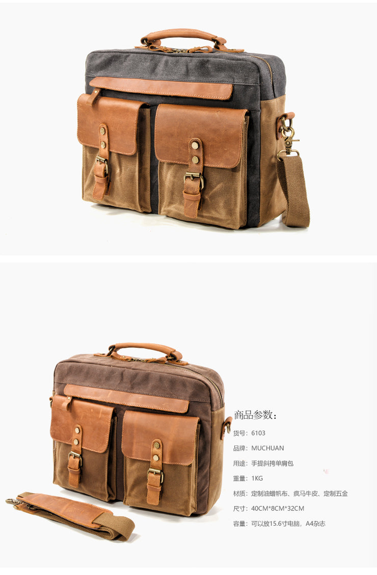 Shoulder bag men's cross section