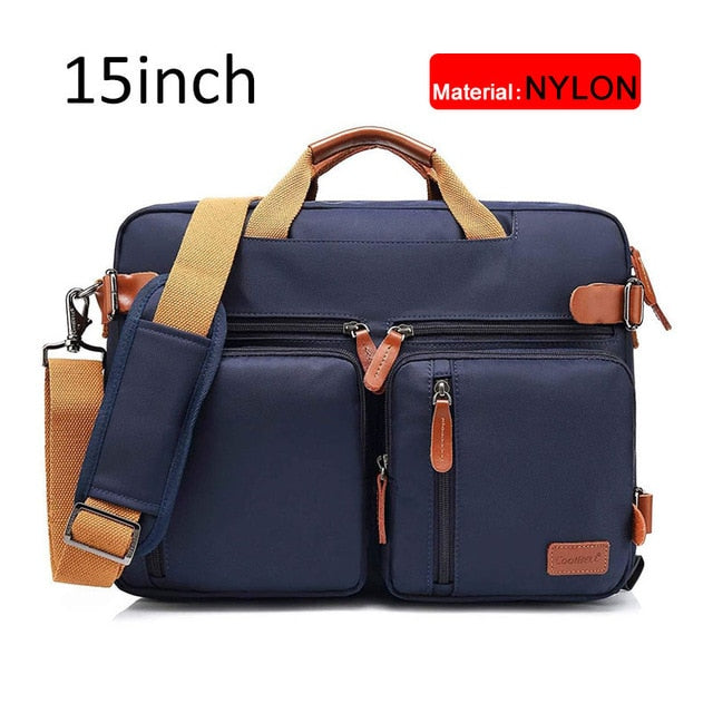 17 Inch Convertible Briefcase Men Business Handbag