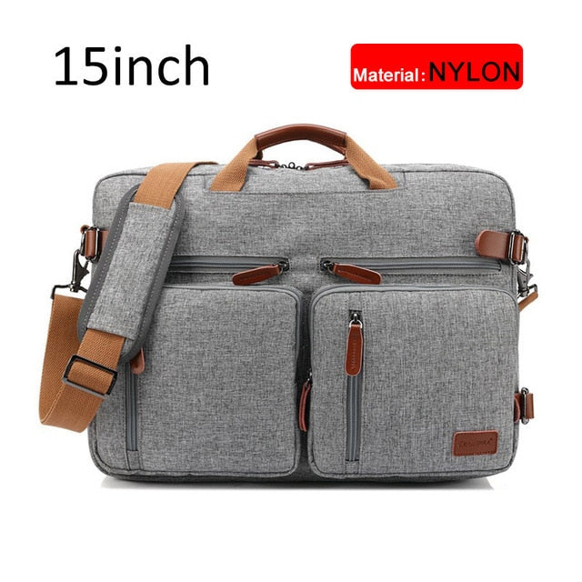 17 Inch Convertible Briefcase Men Business Handbag