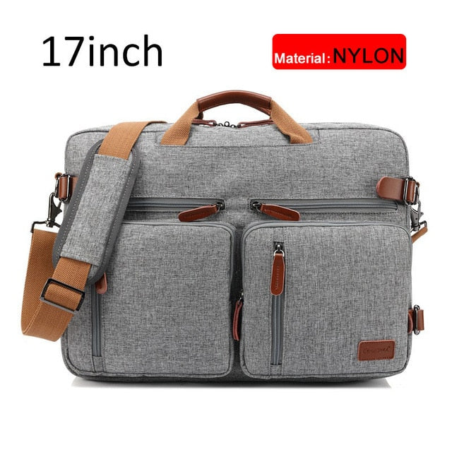 17 Inch Convertible Briefcase Men Business Handbag