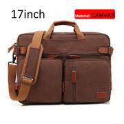 17 Inch Convertible Briefcase Men Business Handbag
