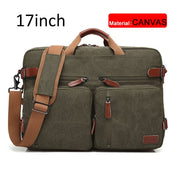 17 Inch Convertible Briefcase Men Business Handbag