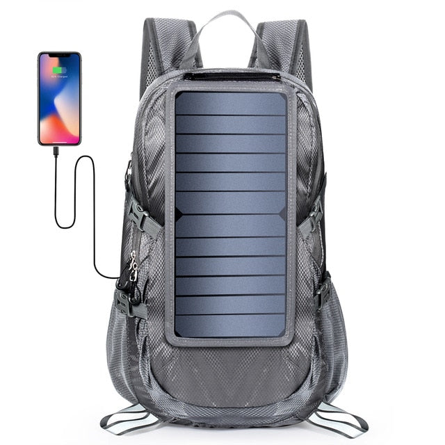 6v 6.5-watt Foldable Solar Backpack