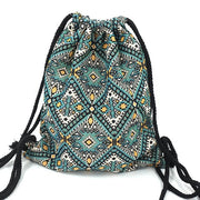 Women Fabric Backpack Gypsy Bohemian Boho Chic Aztec