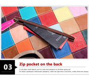 Womens Handbags Genuine Leather Totes Patchwork Designer Bags