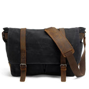 Men's Messenger Bags 14 inch Laptop Briefcase Bag Vintage Waterproof