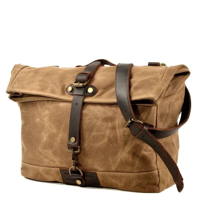 Retro Canvas Men Messenger Bag Laptop Bookbag