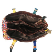 Genuine Leather Women's Woven Handmade Sheepskin