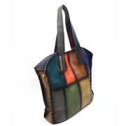 Women's Leather Handbag Hand-Brushed Leather Shoulder Bag