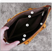 New Vintage Genuine Leather Handbag Large Capacity Women Bag Leisure