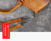 New Vintage Genuine Leather Handbag Large Capacity Women Bag Leisure