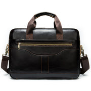 Men's Bag Genuine Leather Laptop Bag 14in