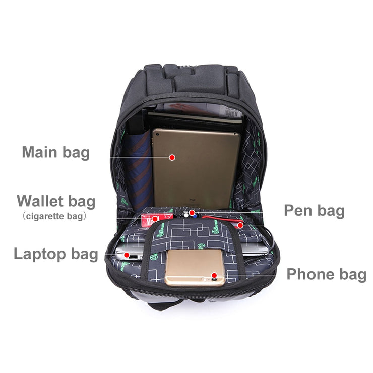 Backpack Men 15.6 Inch Large Capacity