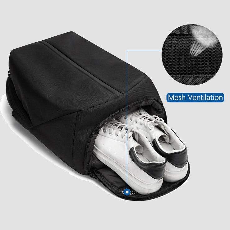 Backpack USB Charging School Bag Men 15.6 Waterproof Backpacks