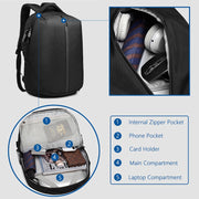 Backpack USB Charging School Bag Men 15.6 Waterproof Backpacks
