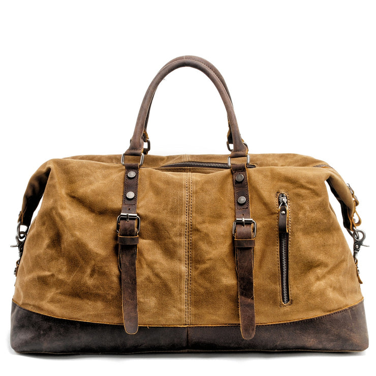 Canvas Leather Travel Duffel Bags