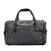 Men's Canvas Leather Travel Bags Carry on Luggage