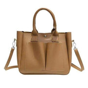 Retro style Women’s Leather Shoulder Bags With - 2 - Canvas_Tote_2020