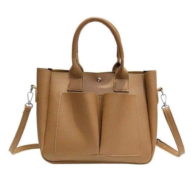 Retro style Women’s Leather Shoulder Bags With - Canvas_Tote_2020