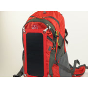 Solar power Backpack 42L with Power Bank 6.5W color Orange - Solar backpack
