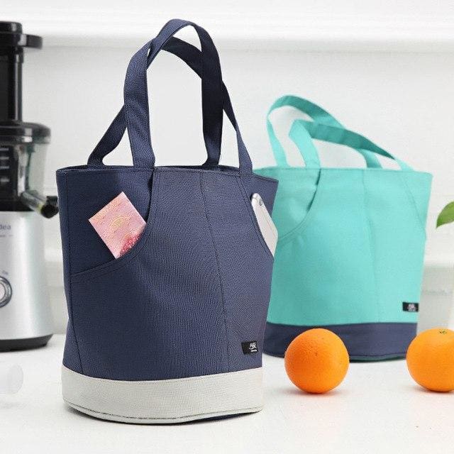 Thermal Insulated Tote Picnic Lunch Cool Bag - Canvas_Tote_2020