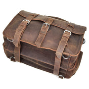 Thick crazy horse leather travel bag - Men_Briefcase