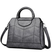 Tote Leather Luxury Handbags - Gray - Women_Bags