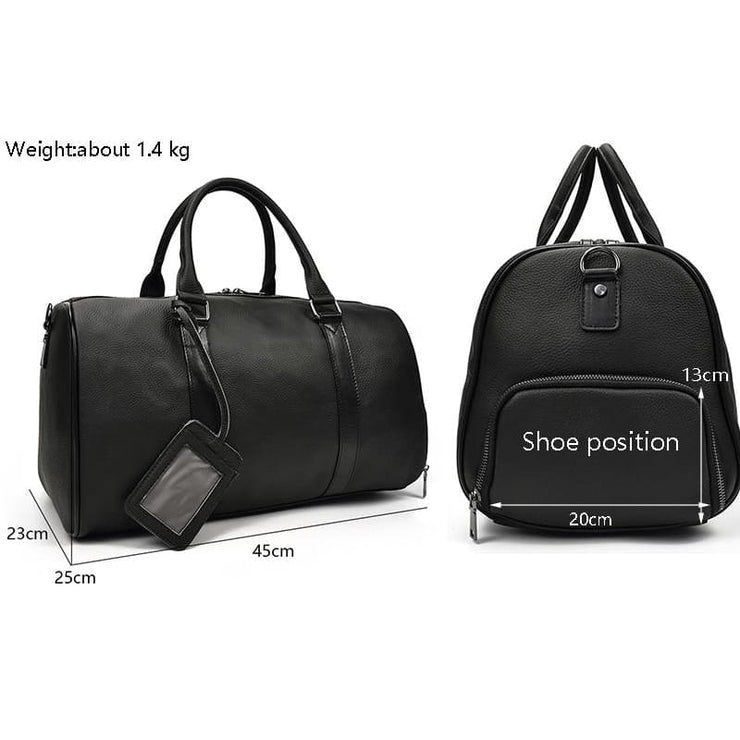 Travel Bags Waterproof Mens Leather - Men_Briefcase