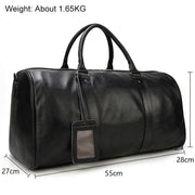 Travel Bags Waterproof Mens Leather - Men_Briefcase