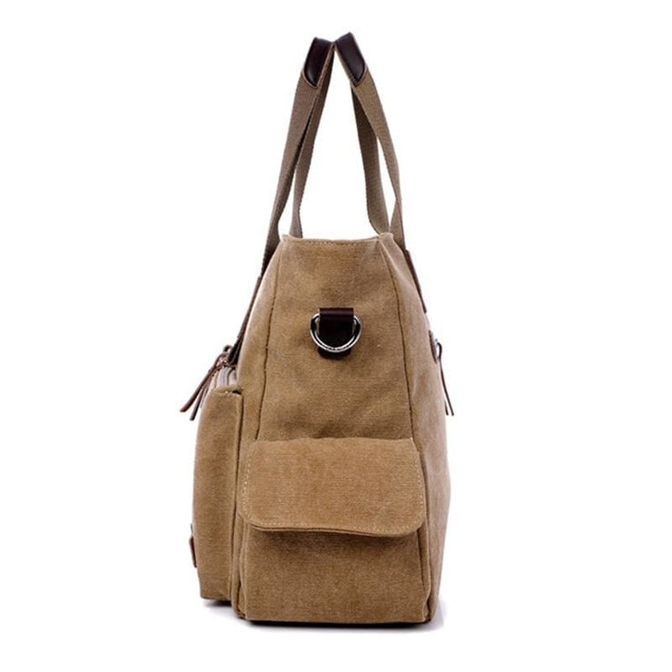 Unisex canvas large capacity handbag - Canvas_Tote_2020